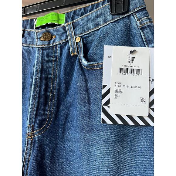 Sandrine Rose Straight Leg Jeans NWT indigo medium wash - Picture 2 of 6